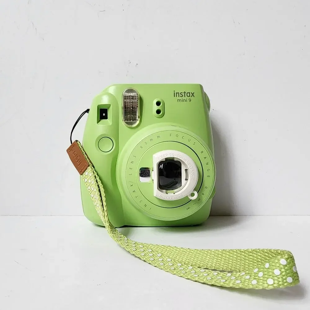 instant camera film camera green